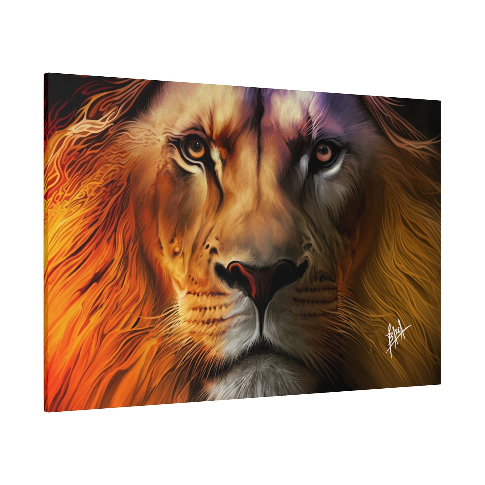 Animal Art Canvas - Majestic Lion Canvas Wall Art, Perfect for Animal Lovers, Home Decor, Gift for Nature Enthusiasts, Living Room Artwork, Bold Lion Portrait - Image 66