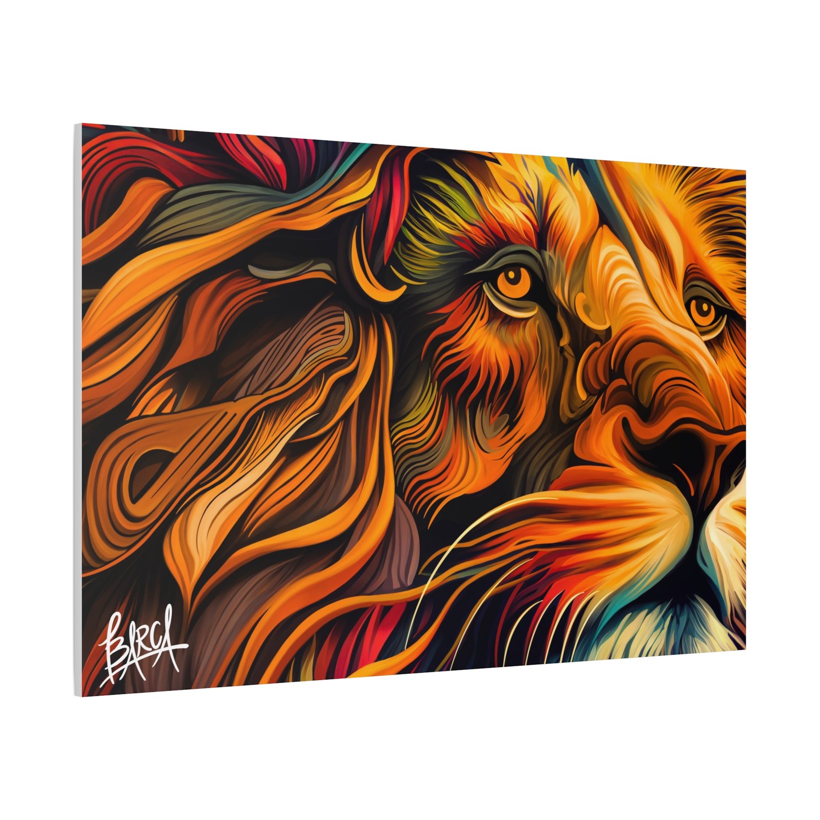Animal Art Canvas - Colorful Lion Canvas Art, Wall Decor, Animal Portrait, Vibrant Home Decor, Wildlife Art, Gift for Animal Lovers, Modern Art Piece - Image 62