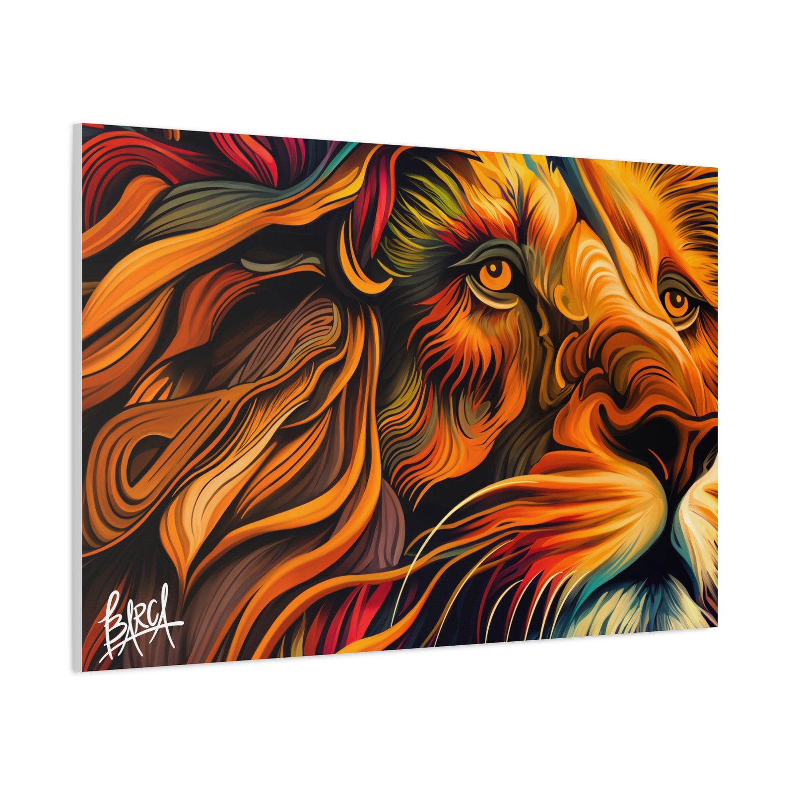 Animal Art Canvas - Colorful Lion Canvas Art, Wall Decor, Animal Portrait, Vibrant Home Decor, Wildlife Art, Gift for Animal Lovers, Modern Art Piece - Image 54