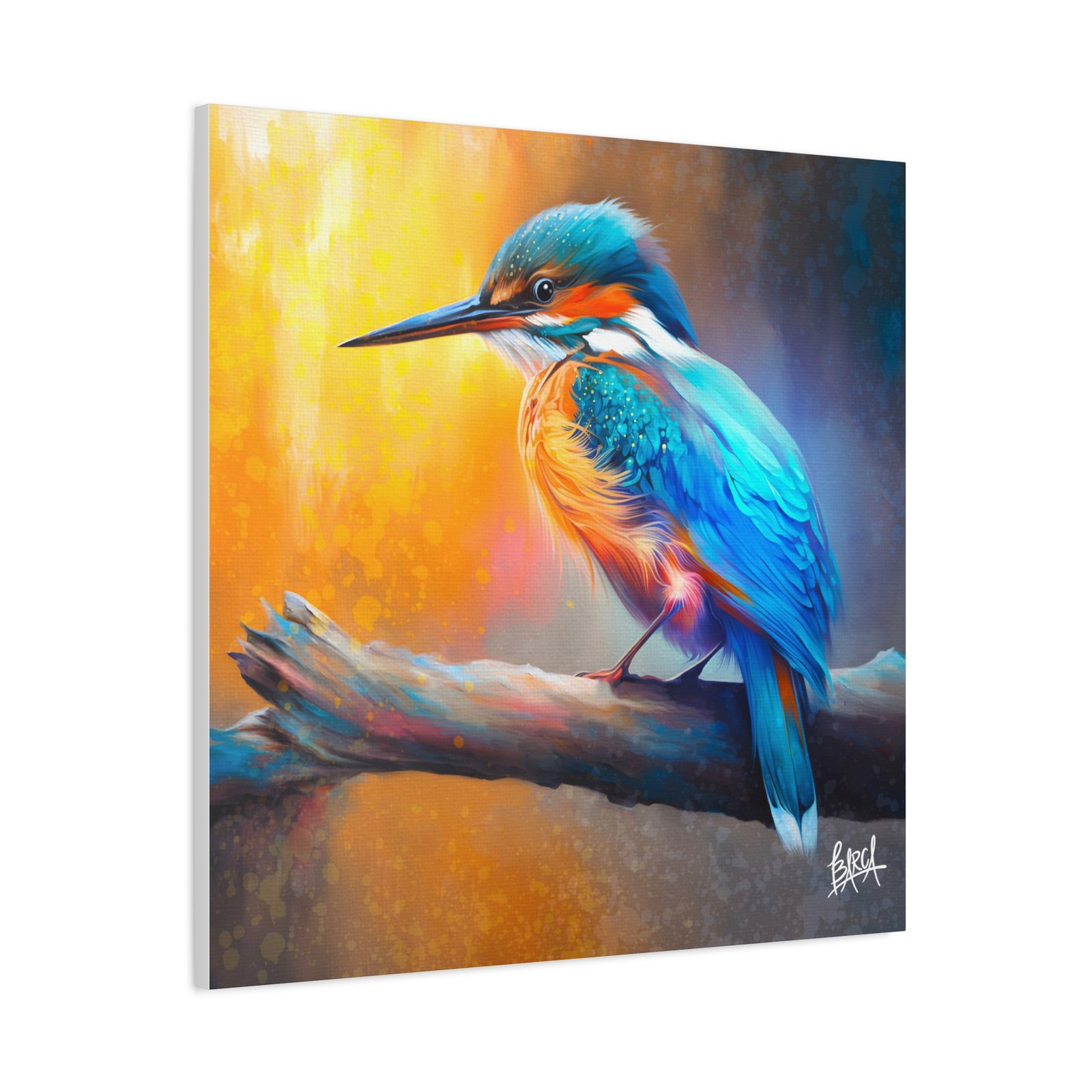 Animal Art Canvas - Colorful Bird Canvas Art, Stretched Wall Decor, Nature Lover Gift, Home Decoration, Bird Painting for Birdwatchers, Wildlife Art - Image 34