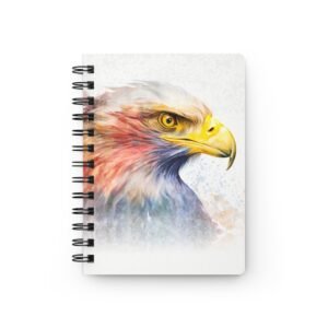 Animal Art Bird - Eagle-Themed Spiral Bound Journal - Inspirational Wildlife Notebook, Perfect for Nature Lovers, Gift for Artists, Travel Journal, [...]