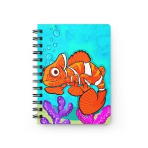 Chamo Pop Art - Finding Nemo Vibrant Marine Life Spiral Bound Journal | Sea-Themed Notebook | Cute Fish Design | Gifts for Ocean Lovers, Journaling, Organizing