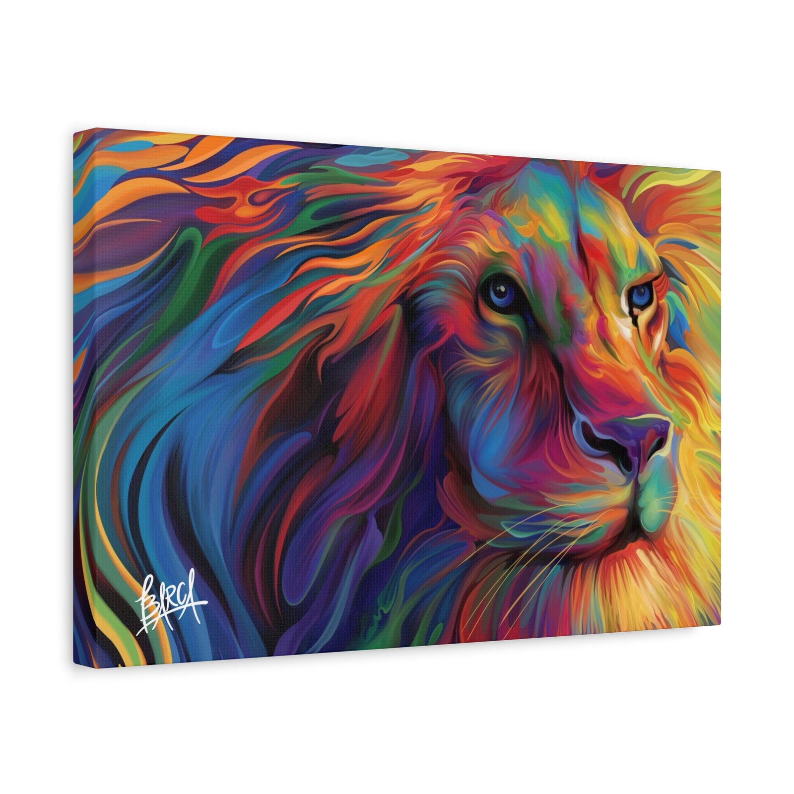 Animal Art Canvas - Vibrant Lion Canvas Art, Colorful Wall Decor, Animal Lover Gift, Bold Home Decoration, African Wildlife Art, Unique Art Piece - Image 18