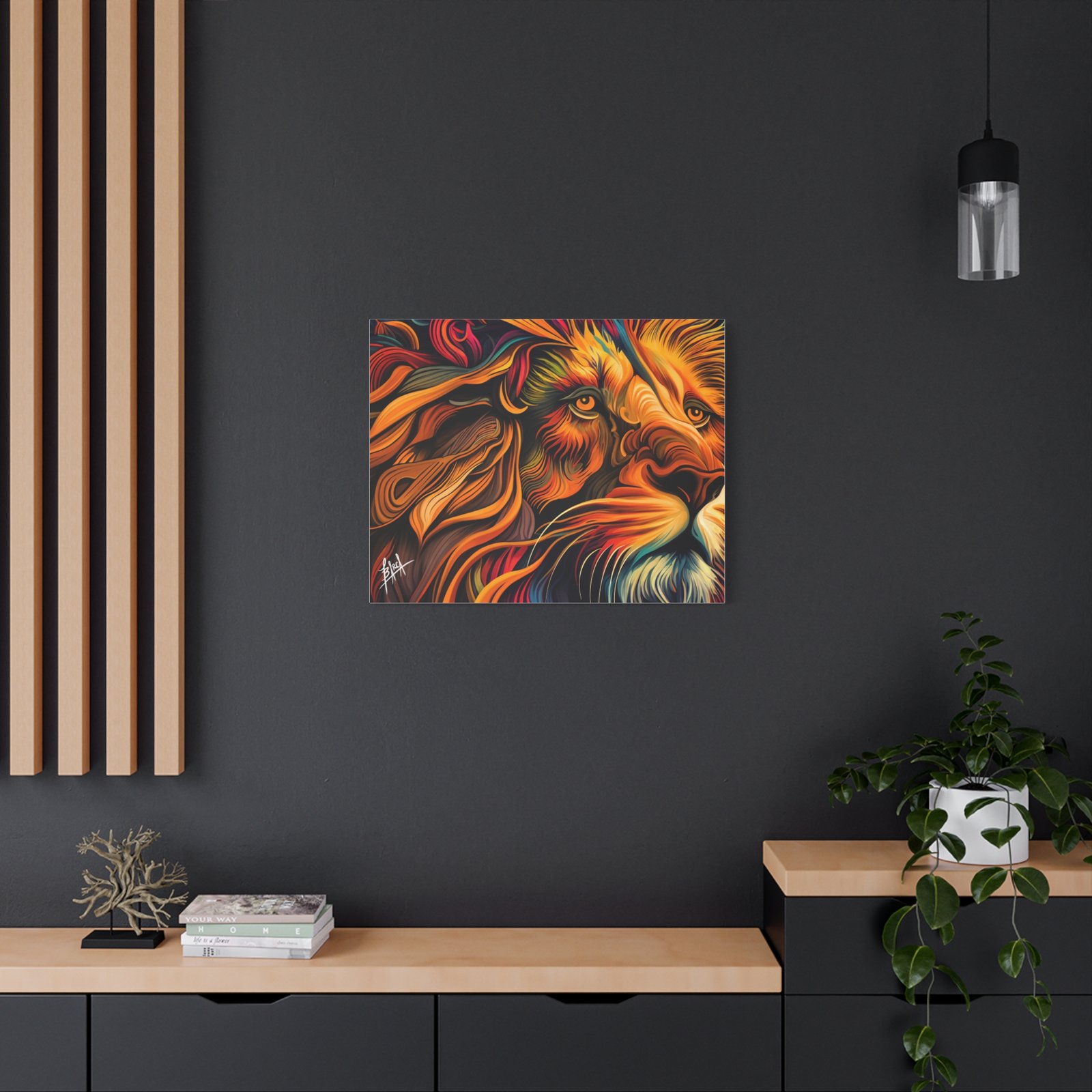 Animal Art Canvas - Vibrant Lion Canvas Art | Colorful Wall Decor, Animal Lover Gift, Living Room Accent, Nature Inspired Decoration, Unique Home Art - Image 40