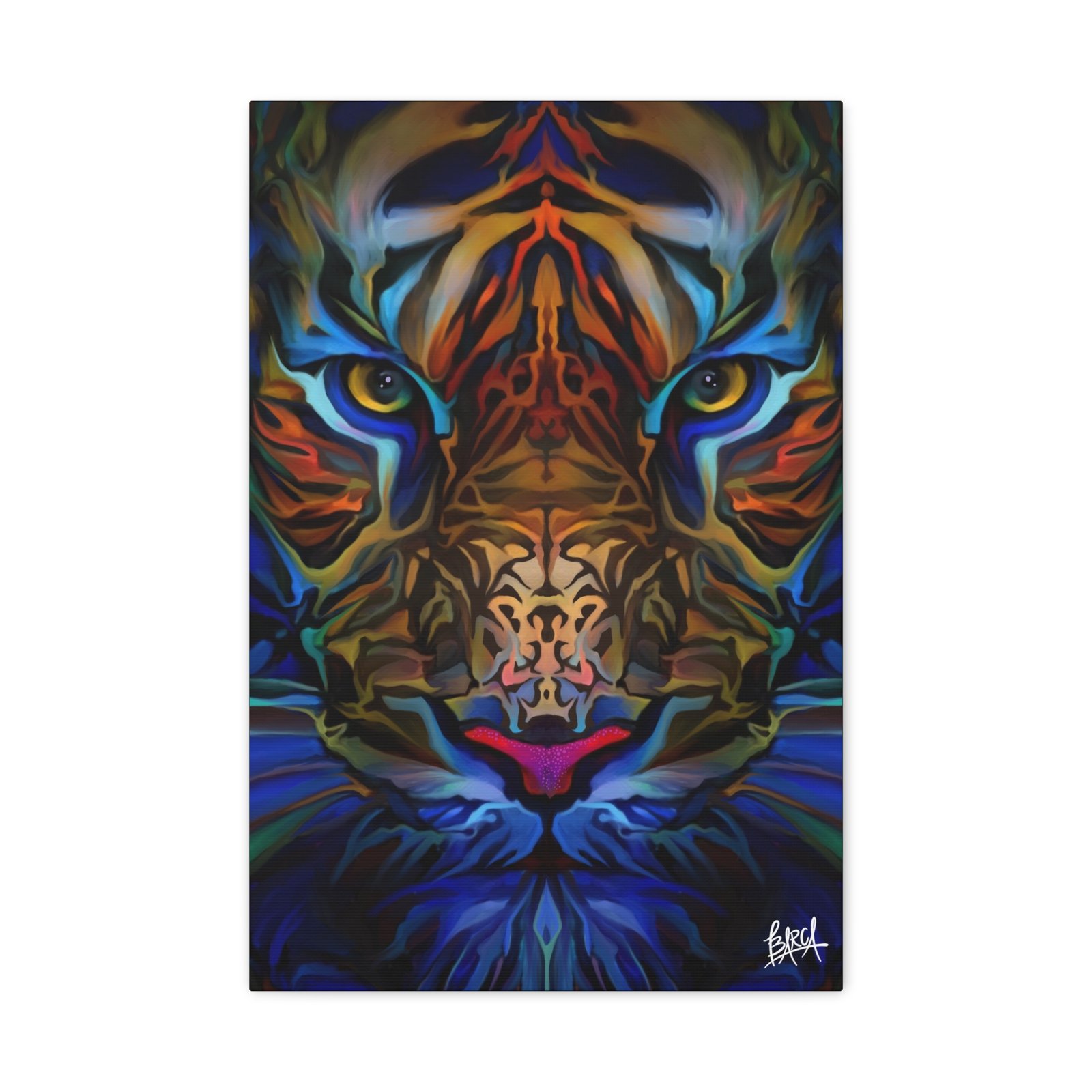 Animal Art Canvas - Portrait Vibrant Tiger Canvas Wall Art, Colorful Animal Decor, Modern Home Aesthetic, Gift for Art Lovers, Unique Wildlife Artwork - Image 25