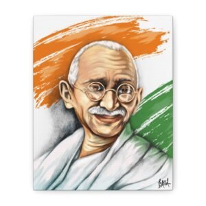 Other Art Portrait - Gandhi Motivational Canvas Art, Inspirational Wall Decor, Home & Office Decoration, Gift Idea for Teachers & Activists