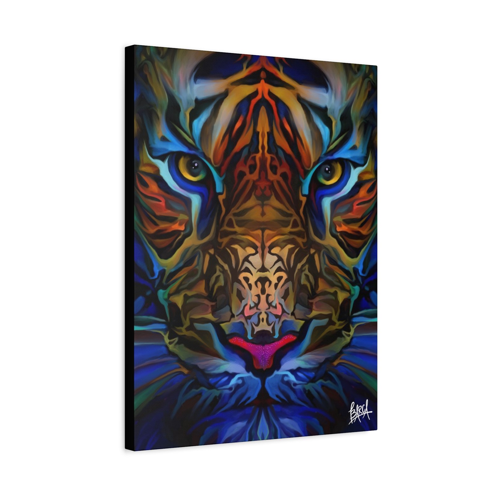 Animal Art Canvas - Portrait Vibrant Tiger Canvas Wall Art, Colorful Animal Decor, Modern Home Aesthetic, Gift for Art Lovers, Unique Wildlife Artwork - Image 30
