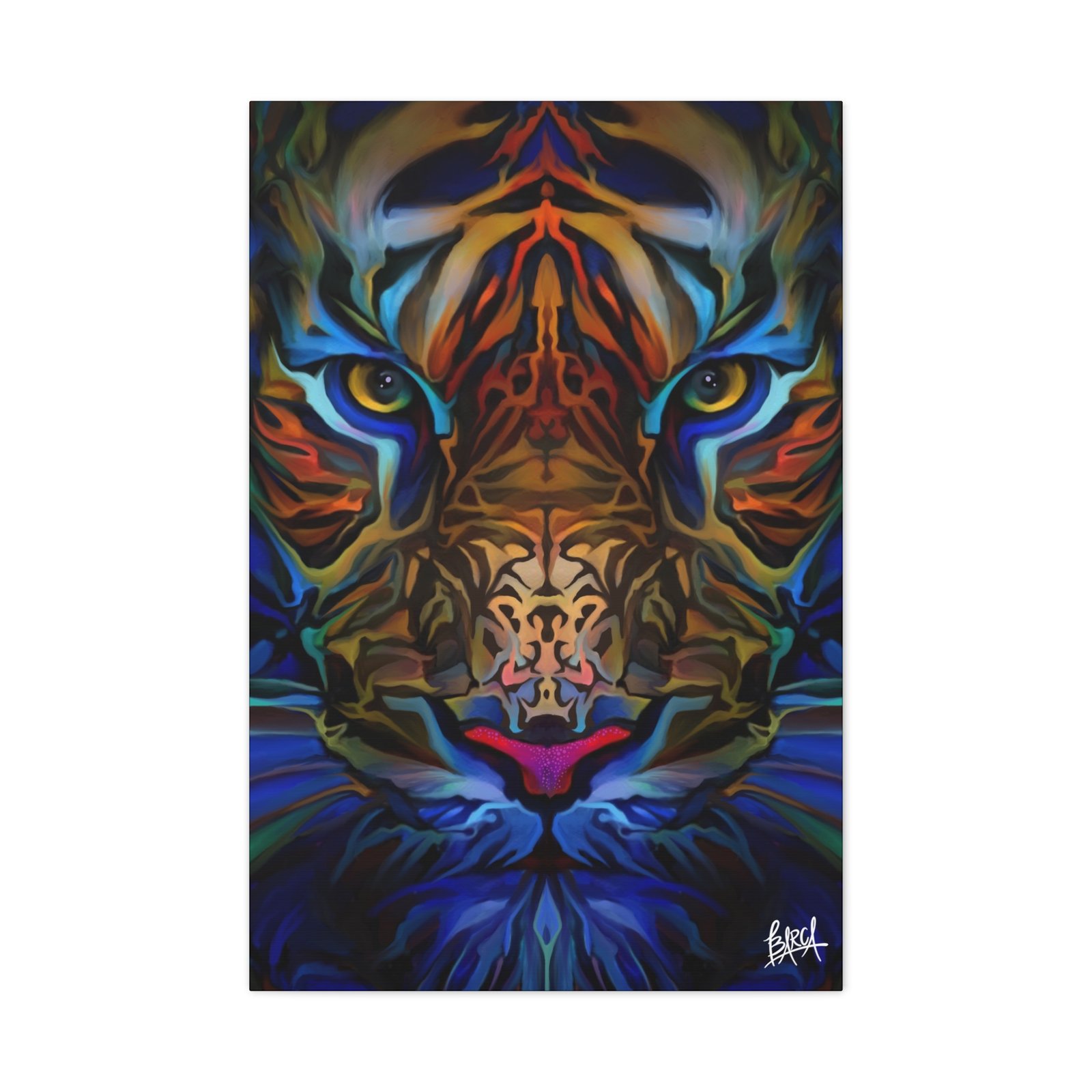 Animal Art Canvas - Portrait Vibrant Tiger Canvas Wall Art, Colorful Animal Decor, Modern Home Aesthetic, Gift for Art Lovers, Unique Wildlife Artwork - Image 49