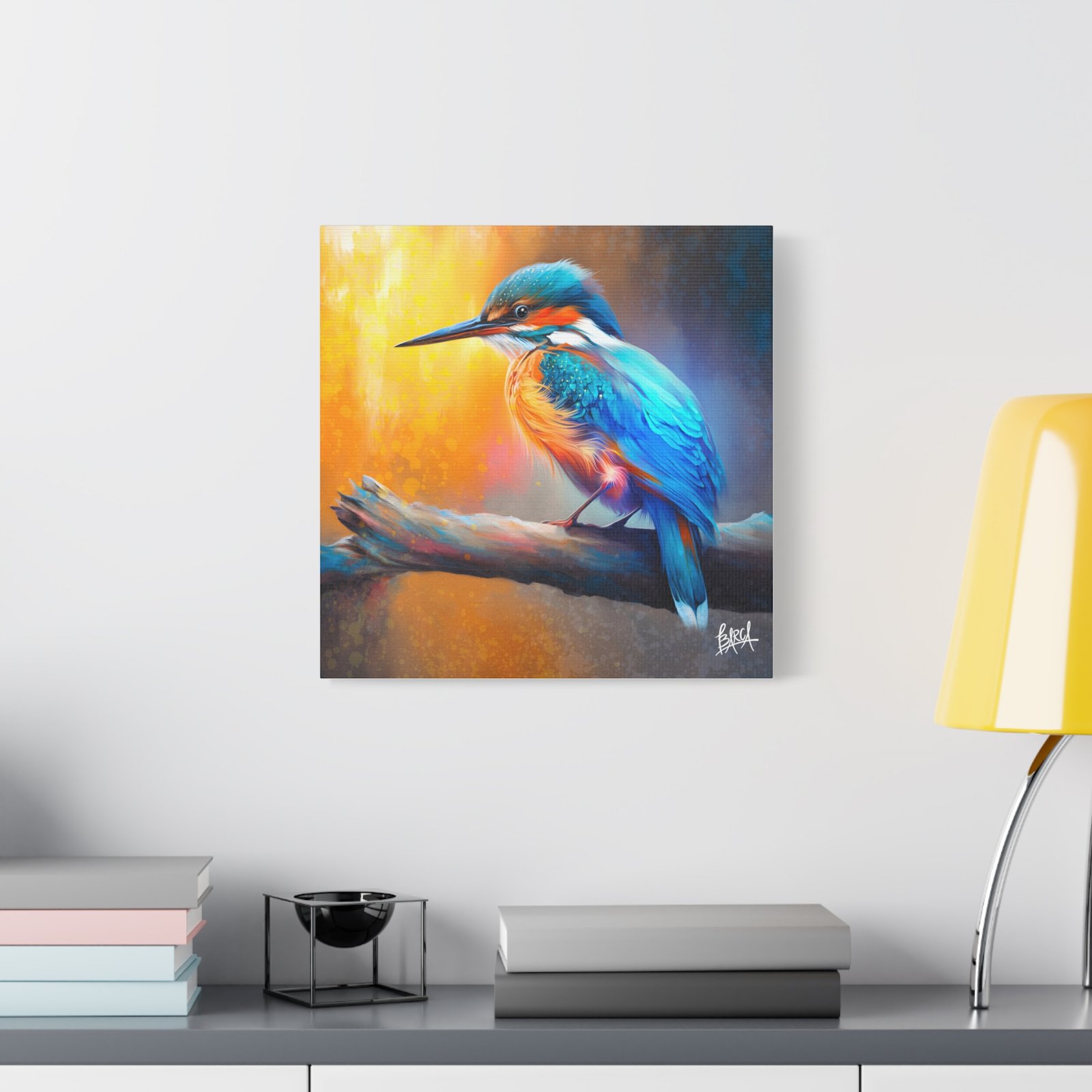 Animal Art Canvas - Colorful Bird Canvas Art, Stretched Wall Decor, Nature Lover Gift, Home Decoration, Bird Painting for Birdwatchers, Wildlife Art - Image 19