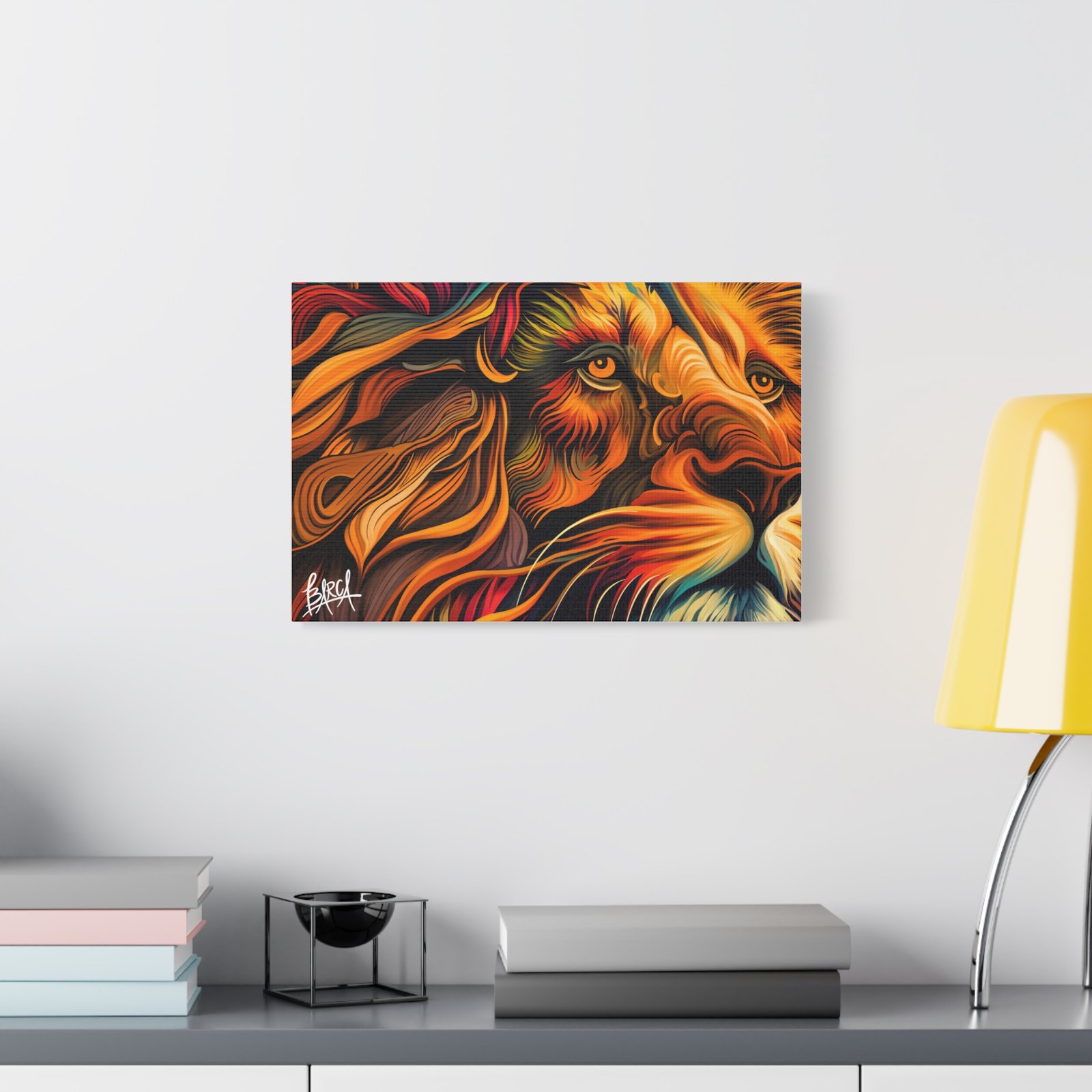 Animal Art Canvas - Colorful Lion Canvas Art, Wall Decor, Animal Portrait, Vibrant Home Decor, Wildlife Art, Gift for Animal Lovers, Modern Art Piece - Image 19