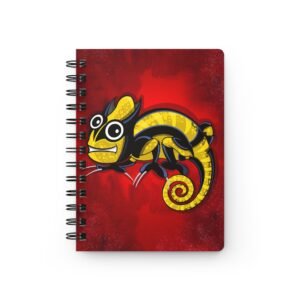 Chamo Pop Art - Marvel Superhero Vibrant X-Man Wolverine Chameleon Spiral Bound Journal | Perfect for Note-Taking, Journaling, Gift for Students, Artists, Nature Lovers