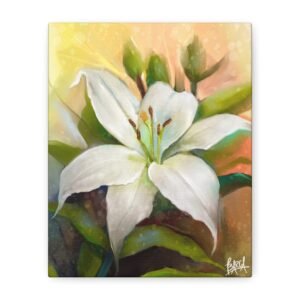 Other Art Portrait - Elegant Floral Canvas Art