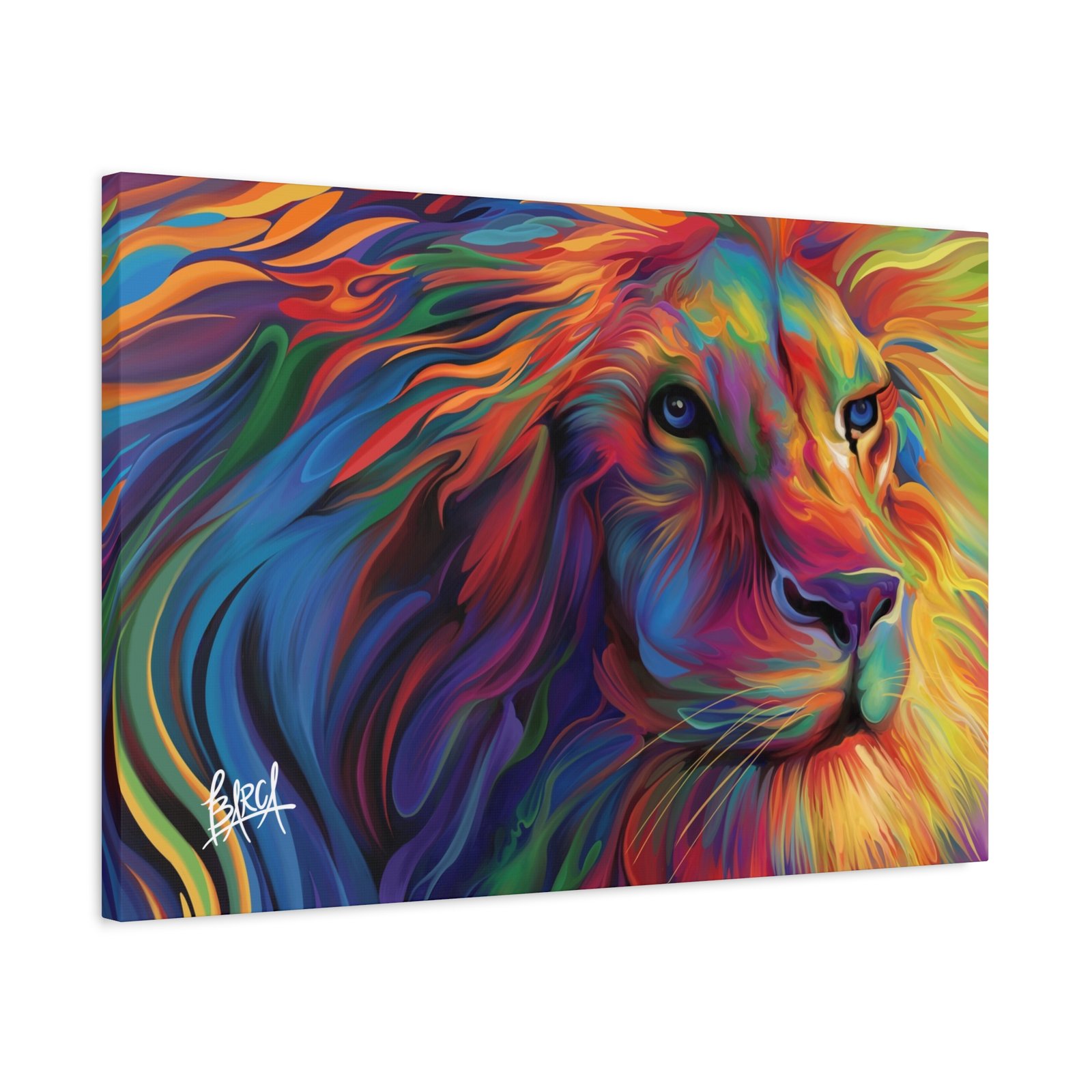 Animal Art Canvas - Vibrant Lion Canvas Art, Colorful Wall Decor, Animal Lover Gift, Bold Home Decoration, African Wildlife Art, Unique Art Piece - Image 42