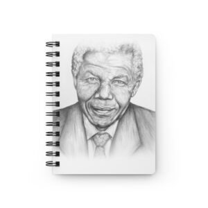 Graphite Pencil Art - Inspirational Nelson Mandela Spiral Bound Journal | Motivational Notebook for Writers, Ramblers,Students, Ideal Gift for Graduations, Birthdays, and [...]