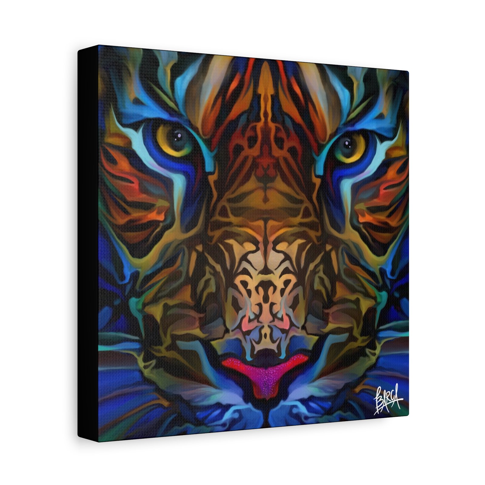 Animal Art Canvas - Portrait Vibrant Tiger Canvas Wall Art, Colorful Animal Decor, Modern Home Aesthetic, Gift for Art Lovers, Unique Wildlife Artwork - Image 74