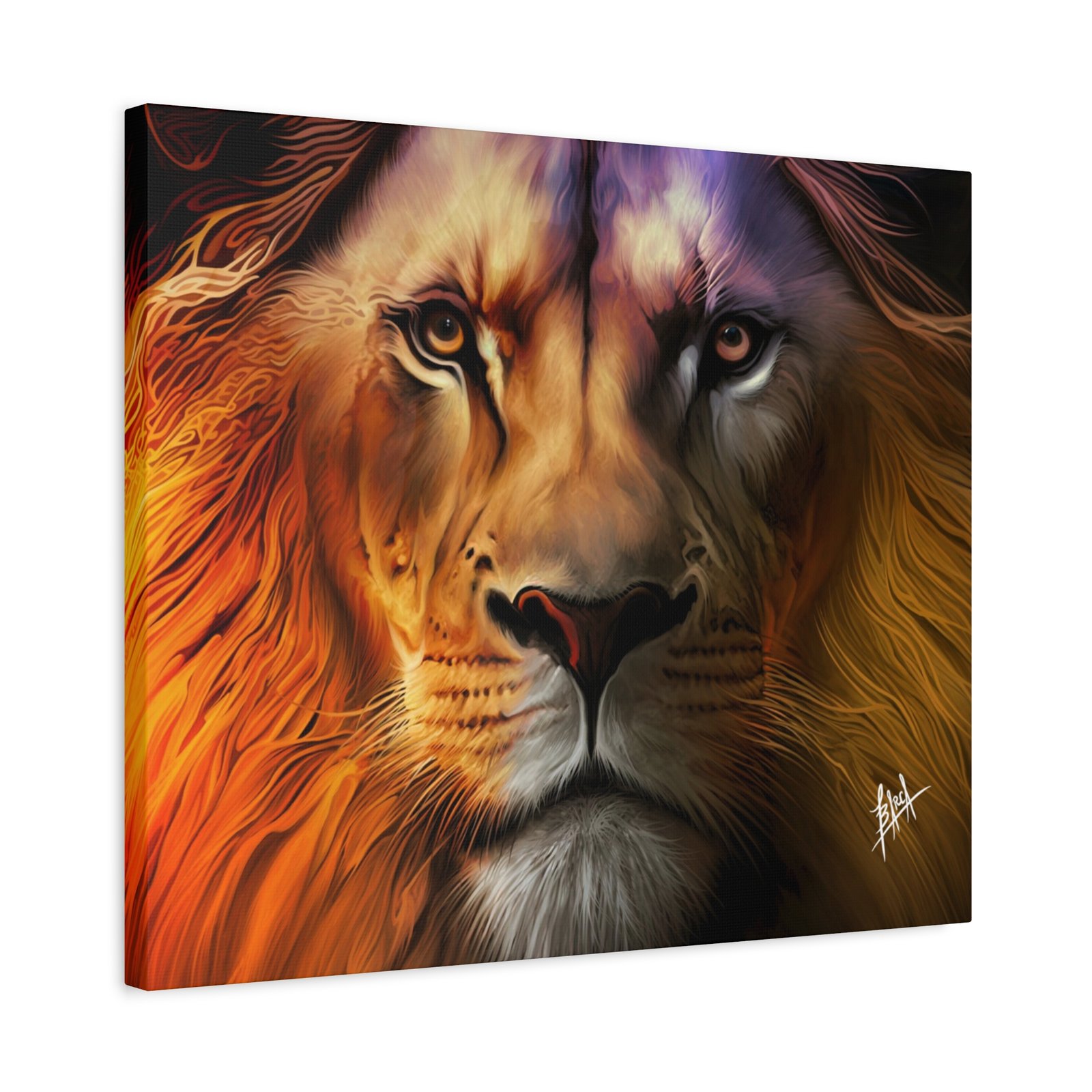Animal Art Canvas - Majestic Lion Canvas Wall Art, Perfect for Animal Lovers, Home Decor, Gift for Nature Enthusiasts, Living Room Artwork, Bold Lion Portrait - Image 34
