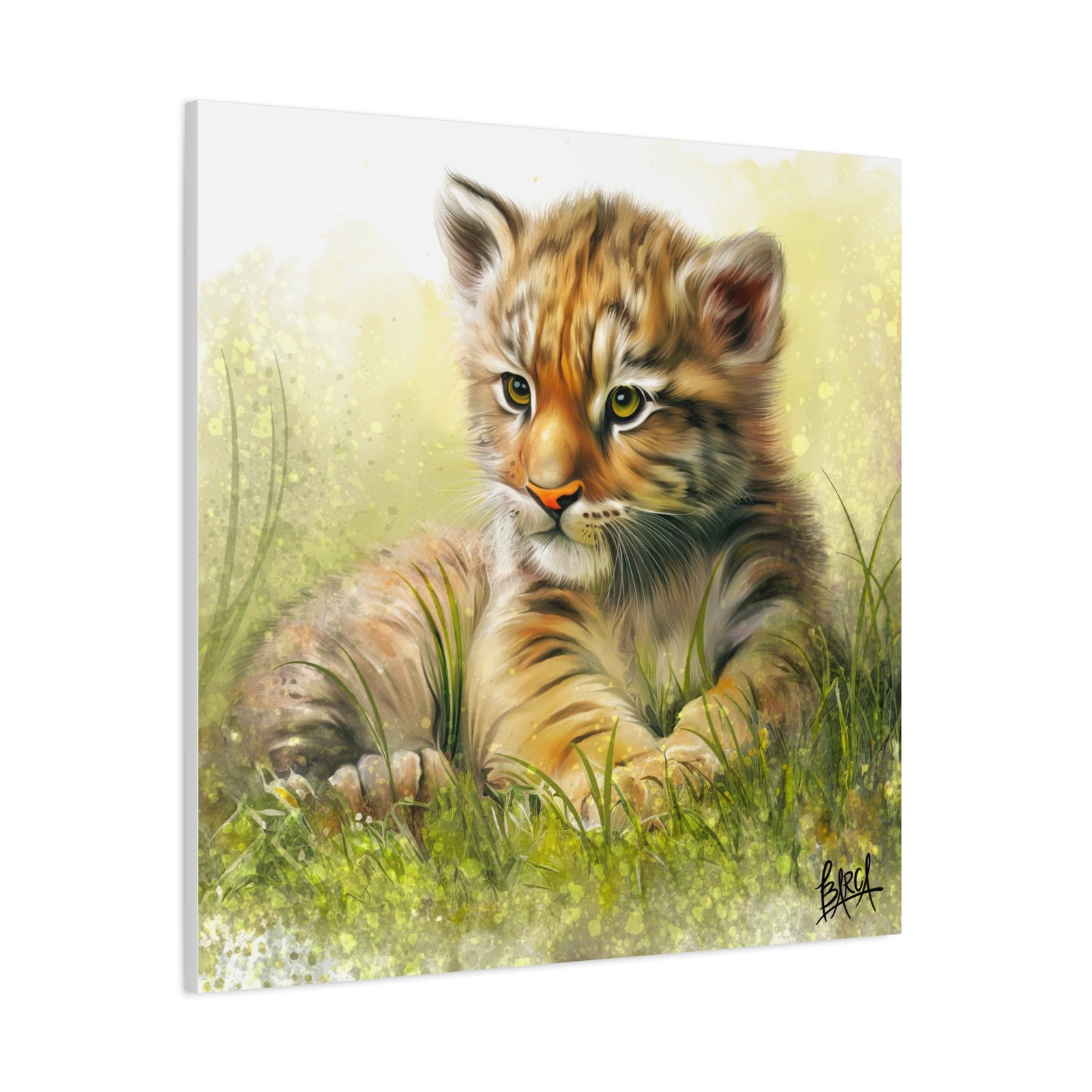 Animal Art Canvas - Tiger Cub Wall Art, Cute Animal Canvas Print for Nursery Decor, Baby Shower Gift, Wildlife Lover's Home Decor, Kid's Room Decoration - Image 38