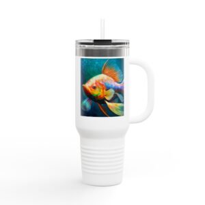 Travel Mug - Colorful Insulated Travel Mug – 40oz, Vibrant Drinkware for Outdoors, Beach Days, Travel, Camping, Gifts