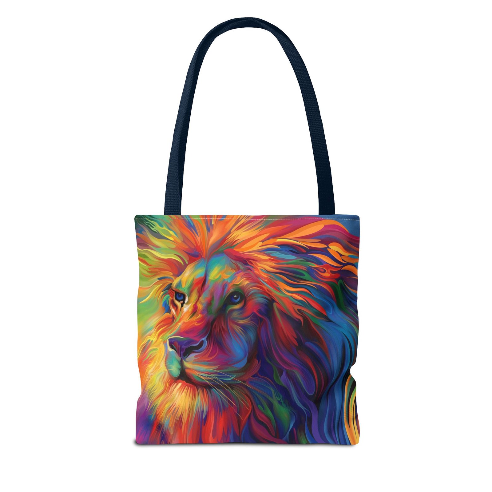 Tote Bag - Vibrant Lion Tote Bag, Colorful Reusable Bag, Beach Tote, Gift for Animal Lovers, Eco-Friendly Shopping Bag, Festival Bag - Image 50