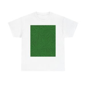 T-Shirt - Green Weed Leaf Print Unisex Tee, Casual Wear, Eco-Friendly Gift, Nature Lover Shirt, Everyday Comfort, Unique Fashion Statement
