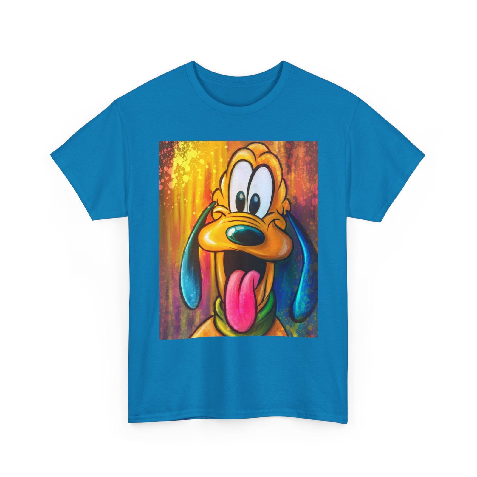 T-Shirt - Disney Themed Pluto Dog Art Tee - Unisex Heavy Cotton T-Shirt, Cute Animal Shirt, Gift for Dog Lovers, Fun Casual Wear, Kids & Adults - Image 39