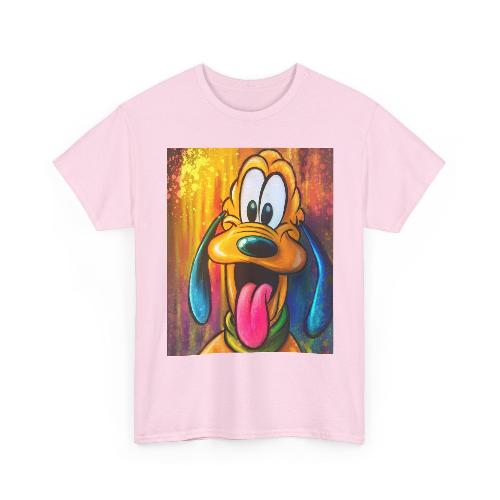 T-Shirt - Disney Themed Pluto Dog Art Tee - Unisex Heavy Cotton T-Shirt, Cute Animal Shirt, Gift for Dog Lovers, Fun Casual Wear, Kids & Adults - Image 47
