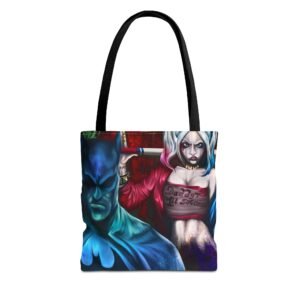 Tote Bag - Comic Book Character Tote Bag, Superhero Tote, Batman & Joker Bag, Geek Chic Tote, Gift for Comic Fans, Stylish Everyday Bag