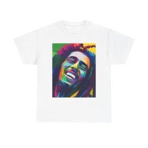 T-Shirt - Vibrant Rasta Inspired Unisex Tee, Retro Graphic Tee, Music Lover's Gift, Celebration Apparel, Gift for Him/Her