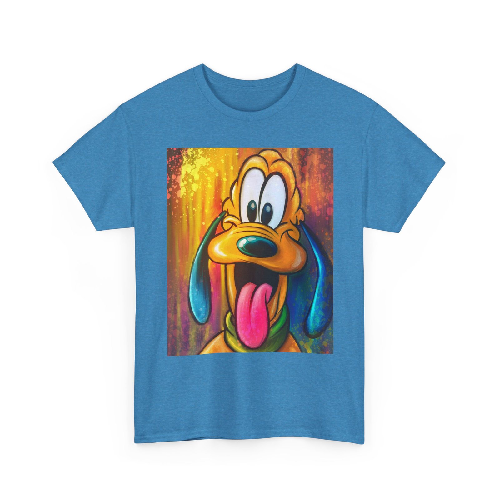 T-Shirt - Disney Themed Pluto Dog Art Tee - Unisex Heavy Cotton T-Shirt, Cute Animal Shirt, Gift for Dog Lovers, Fun Casual Wear, Kids & Adults - Image 31
