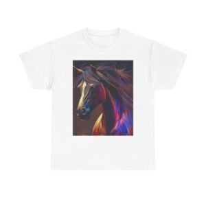 T-Shirt - Majestic Horse Art Tee | Unisex Heavy Cotton T-Shirt for Animal Lovers, Gift for Horse Enthusiasts, Casual Wear, Unique Art Shirt, [...]