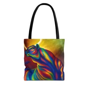 Tote Bag - Colorful Bull Art Tote Bag, Vibrant AOP Tote for Animal Lovers, Unique Shopping Bag, Gift for Birthdays, Art Enthusiasts, Eco-Friendly [...]