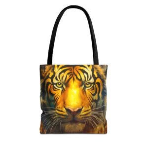 Tote Bag - Majestic Tiger Tote Bag | Animal Lover Gift, Eco-Friendly Shopping, Travel, Wild Life Enthusiast, Unique Artwork