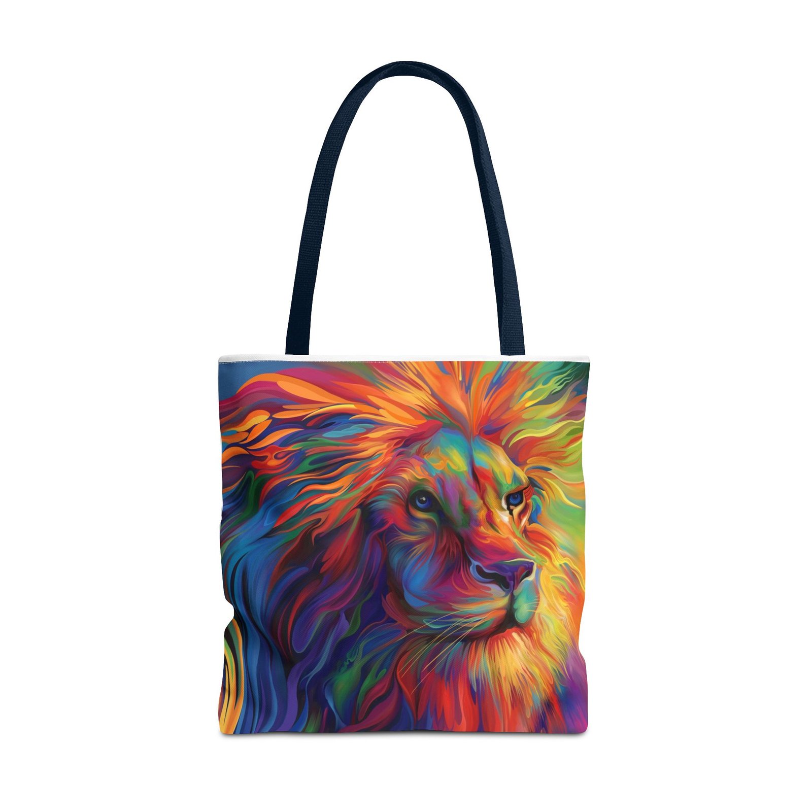 Tote Bag - Vibrant Lion Tote Bag, Colorful Reusable Bag, Beach Tote, Gift for Animal Lovers, Eco-Friendly Shopping Bag, Festival Bag - Image 57